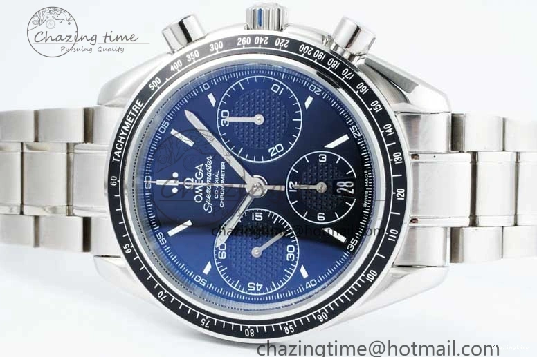 0503 Speedmaster Racing Master SS HKF Best Edition Black Dial on SS Bracelet A Versatile 7810
